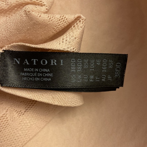 Natori Nude Lace Full Coverage Underwire Bra size 38 DD - Picture 8 of 8